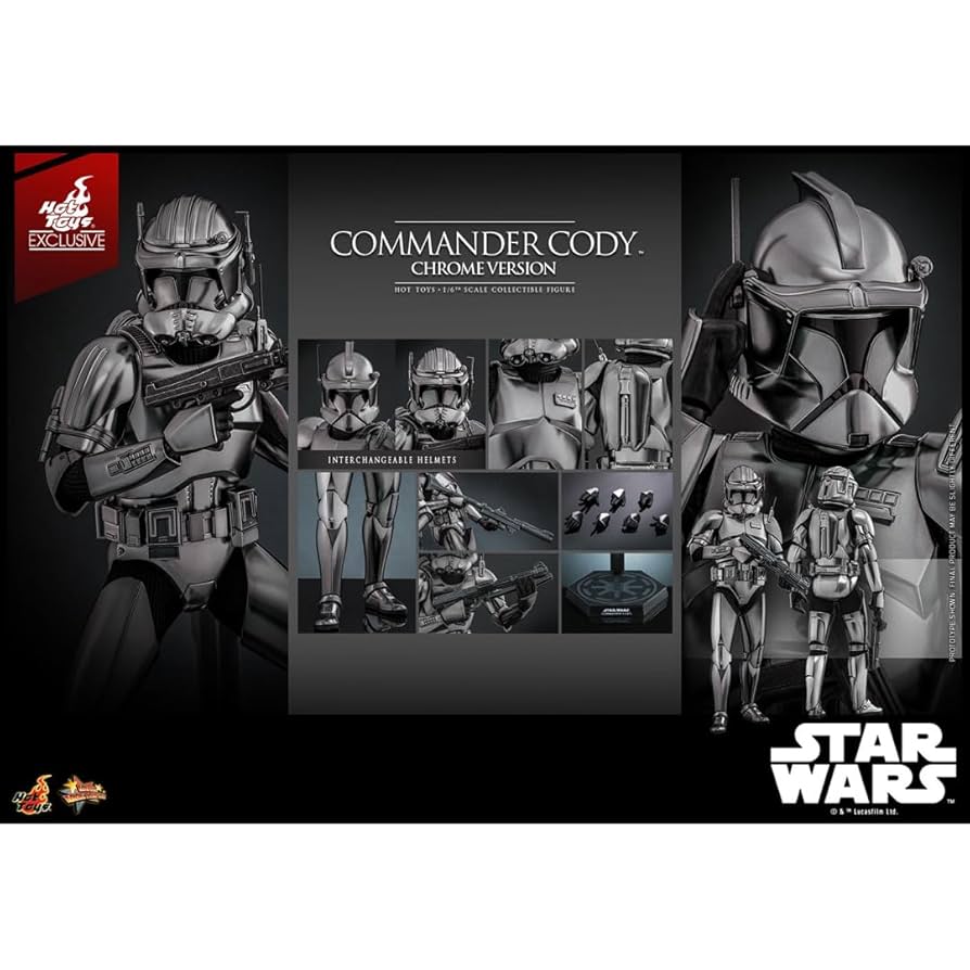ホットトイズ MMS734 スター・ウォー コマンダー・コーディ（クロム）限定版 Amazon.co.jp: ホットトイズ MMS734 スターウォー コマンダー